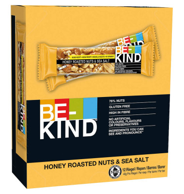 Be-Kind Honey Roasted Nuts 12x40g